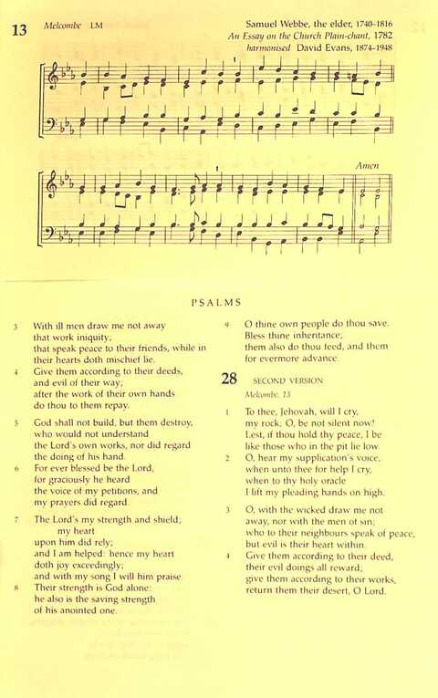 The Irish Presbyterian Hymnbook page 102