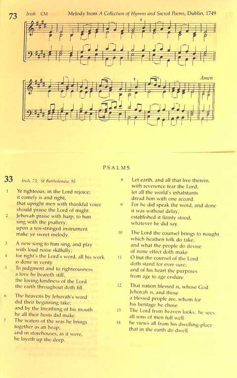 The Irish Presbyterian Hymnbook page 121