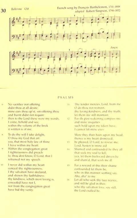 The Irish Presbyterian Hymnbook page 150