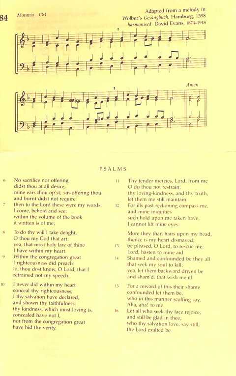 The Irish Presbyterian Hymnbook page 153