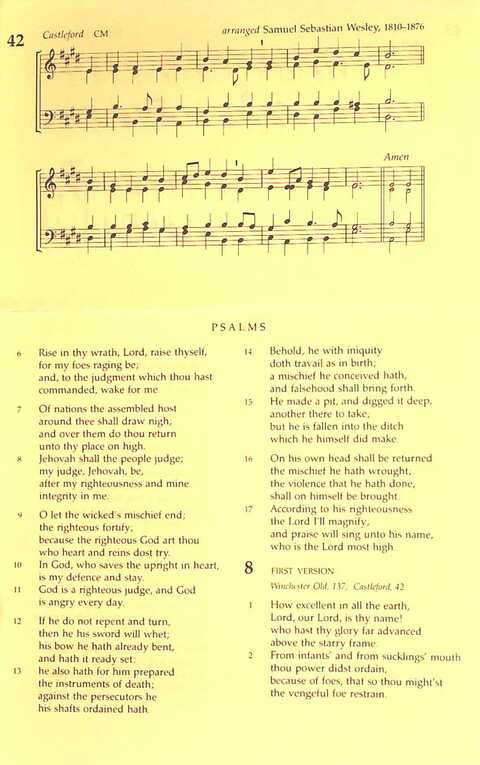 The Irish Presbyterian Hymnbook page 16