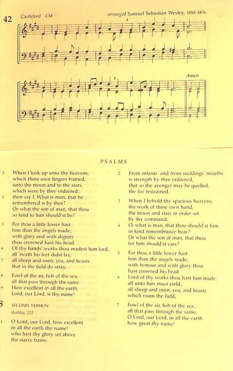 The Irish Presbyterian Hymnbook page 17