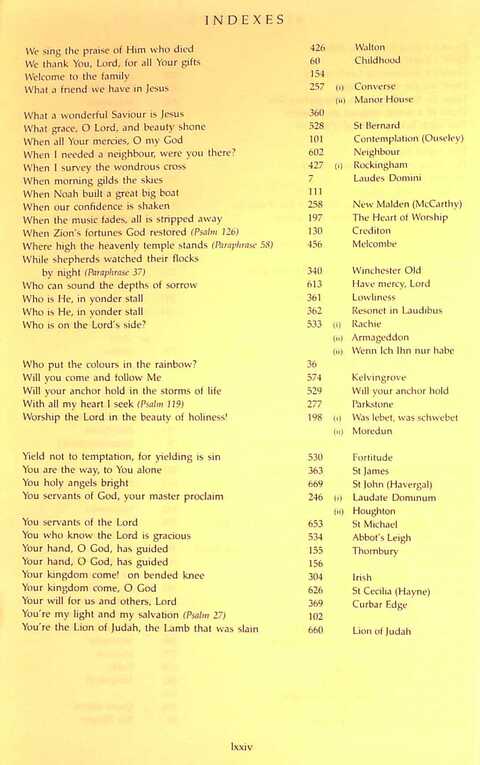 The Irish Presbyterian Hymnbook page 1892