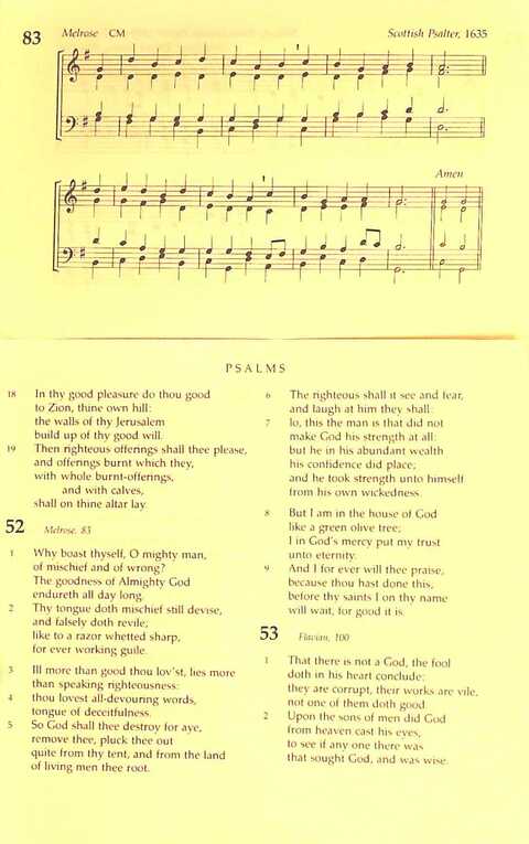 The Irish Presbyterian Hymnbook page 201