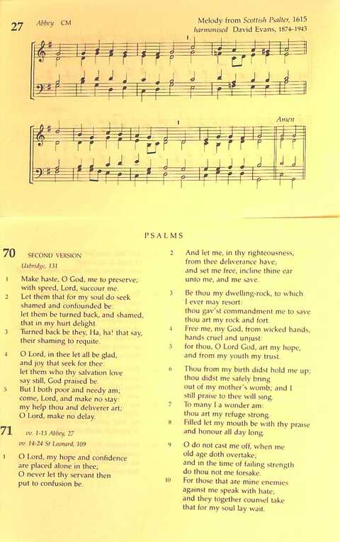 The Irish Presbyterian Hymnbook page 261