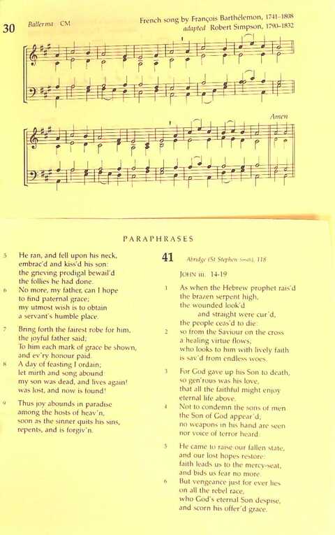 The Irish Presbyterian Hymnbook page 697