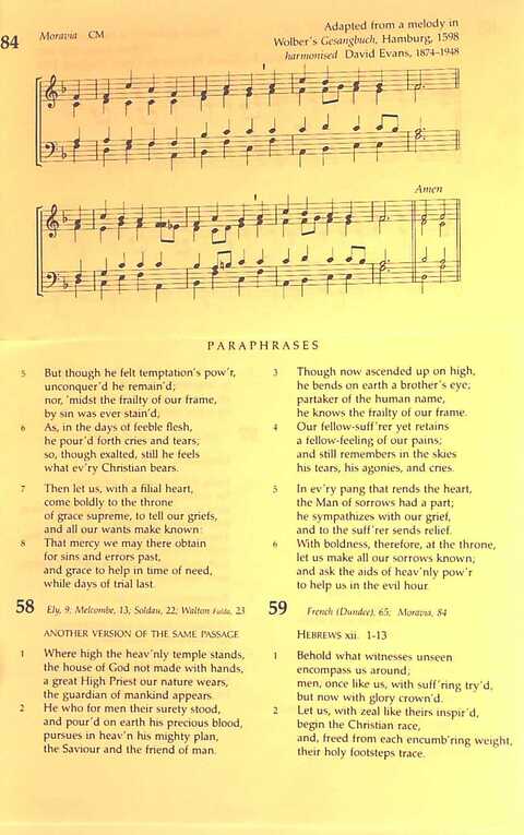 The Irish Presbyterian Hymnbook page 743