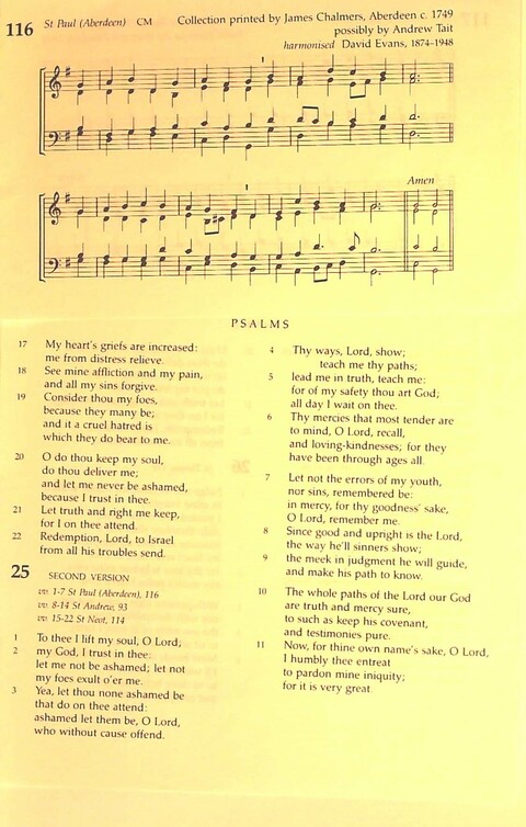 The Irish Presbyterian Hymnbook page 87