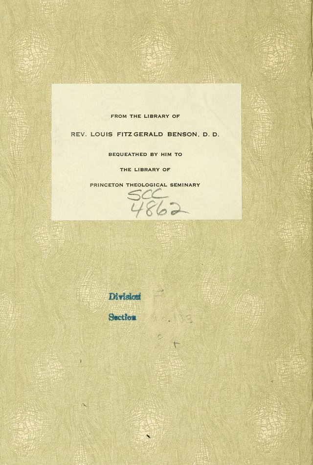 Isles of Shoals Hymn Book and Candle Light Service page ii