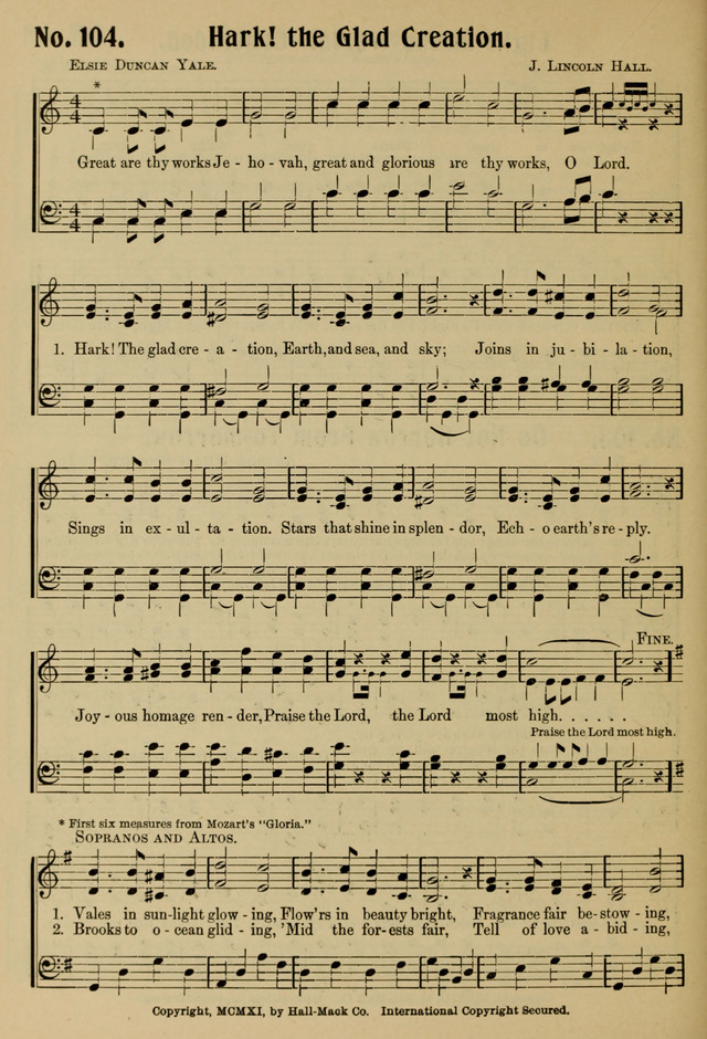 Ideal Sunday School Hymns page 104
