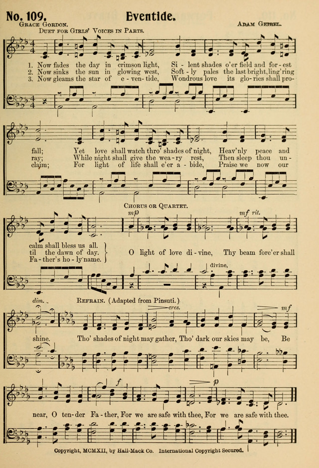 Ideal Sunday School Hymns page 109