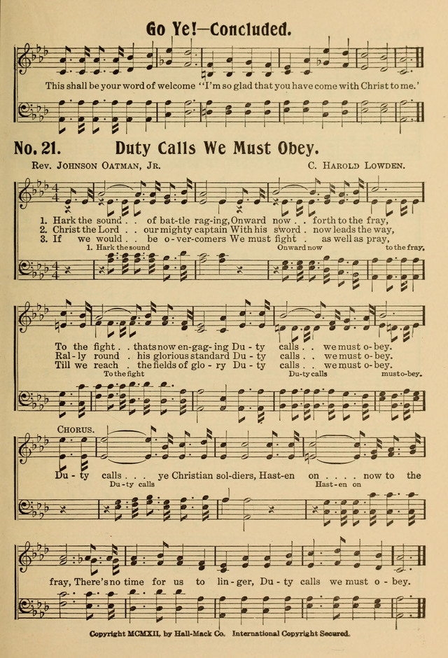 Ideal Sunday School Hymns page 21