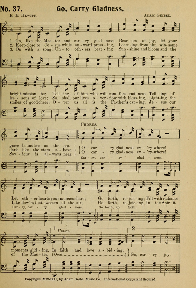 Ideal Sunday School Hymns page 37