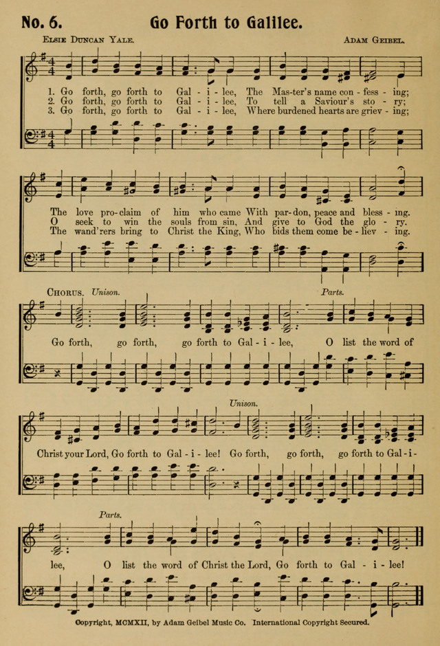 Ideal Sunday School Hymns page 6