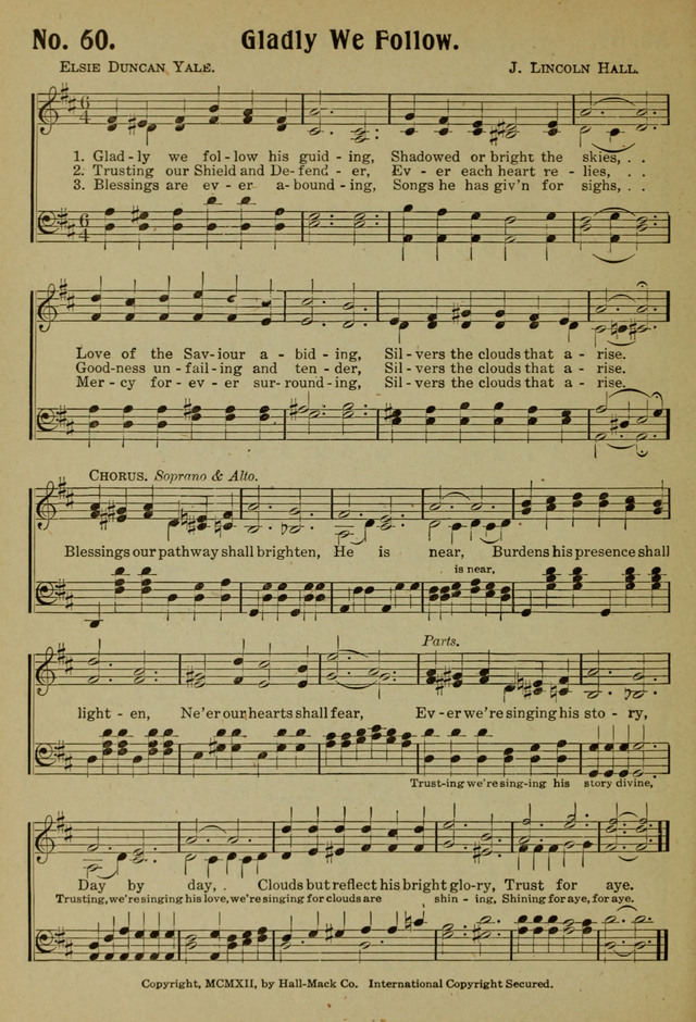 Ideal Sunday School Hymns page 60