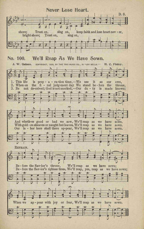 Joy Bells: for Christian work and worship page 107