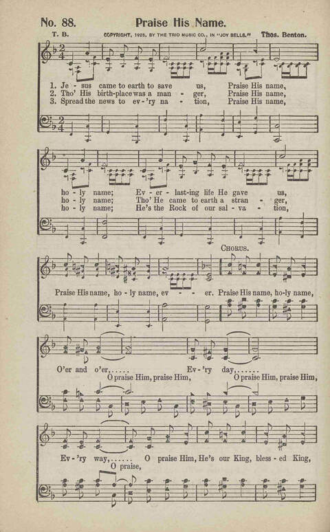 Joy Bells: for Christian work and worship page 92