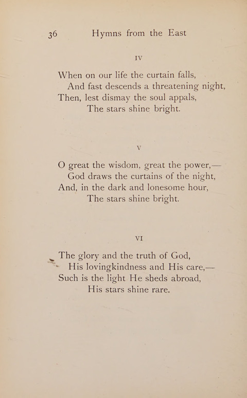 Hymns from the East page 36