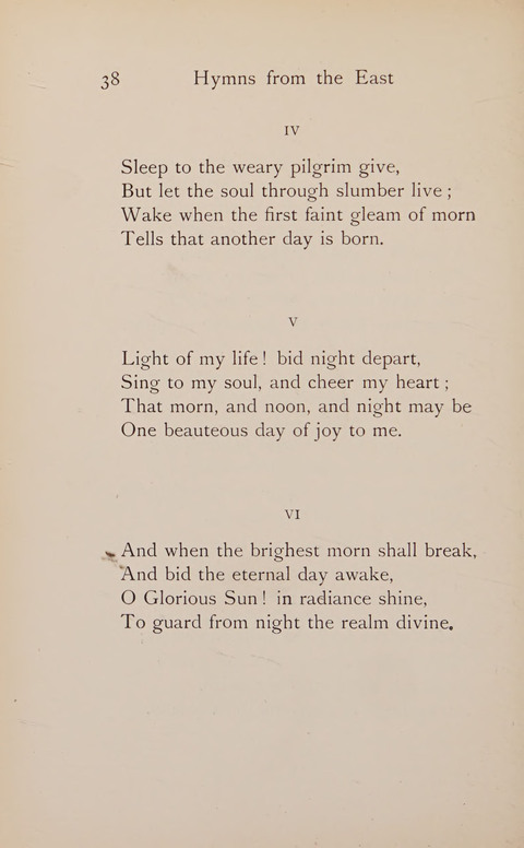 Hymns from the East page 38