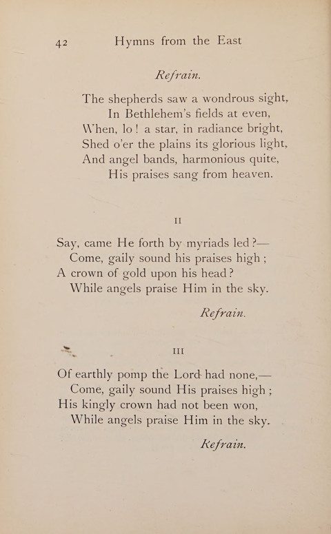 Hymns from the East page 42