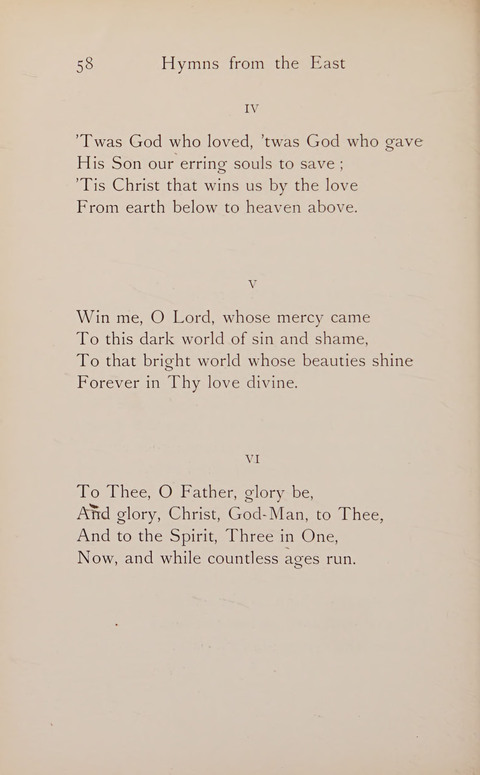 Hymns from the East page 58