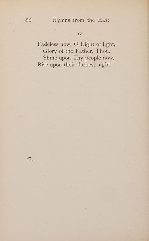 Hymns from the East page 66