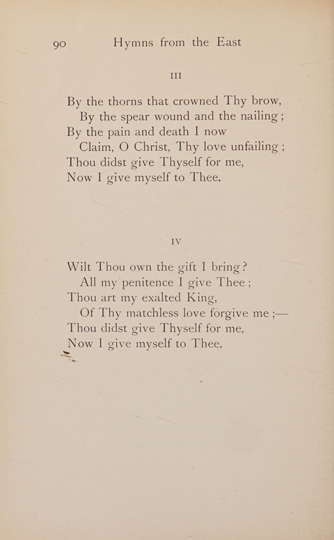 Hymns from the East page 90