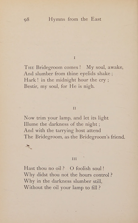 Hymns from the East page 98