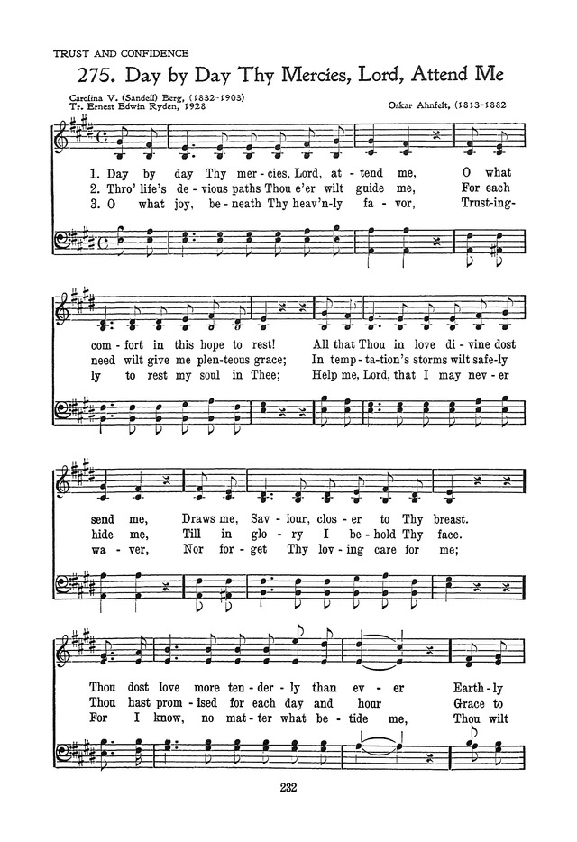 The Junior Hymnal, Containing Sunday School and Luther League Liturgy and Hymns for the Sunday School page 232
