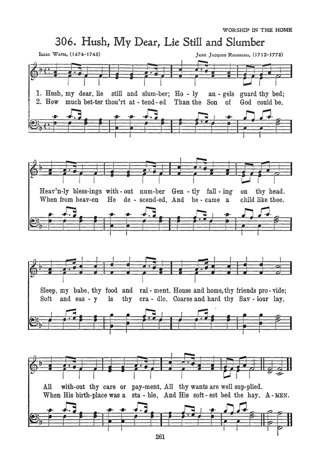 The Junior Hymnal, Containing Sunday School and Luther League Liturgy and Hymns for the Sunday School page 261