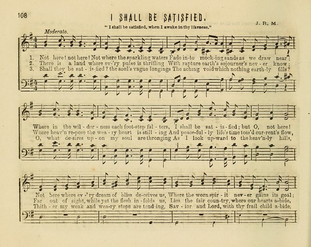 Joyful Songs: a choice collection of new Sunday School music page 108