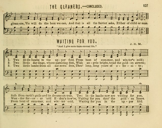 Joyful Songs: a choice collection of new Sunday School music page 127