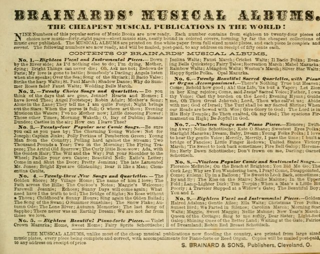 Joyful Songs: a choice collection of new Sunday School music page 161