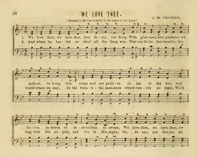 Joyful Songs: a choice collection of new Sunday School music page 24