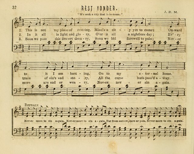 Joyful Songs: a choice collection of new Sunday School music page 32