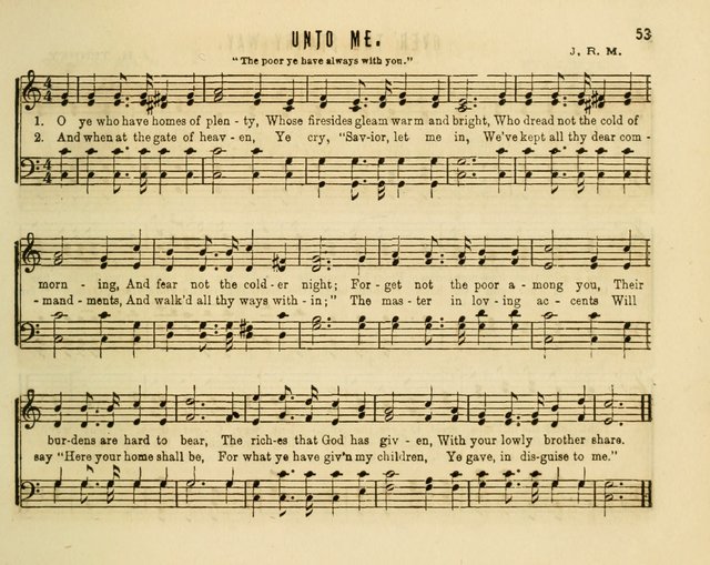Joyful Songs: a choice collection of new Sunday School music page 53