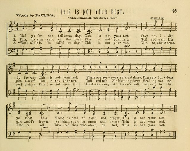 Joyful Songs: a choice collection of new Sunday School music page 95