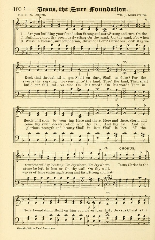 Joyful Sound: a collection of new hymns and music with familiar selections page 100