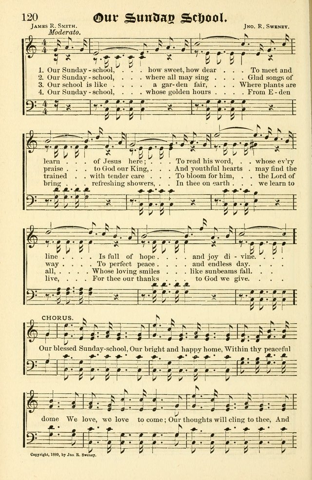 Joyful Sound: a collection of new hymns and music with familiar selections page 120