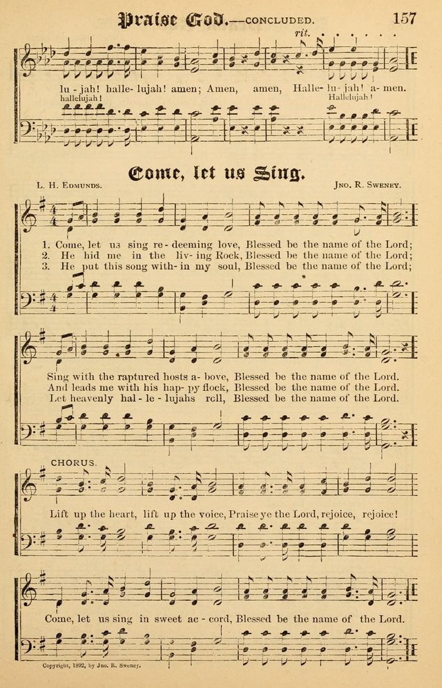 Junior Songs: a collection of sacred hymns and songs; for use in meetings of junior societies, Sunday Schools, etc. page 155