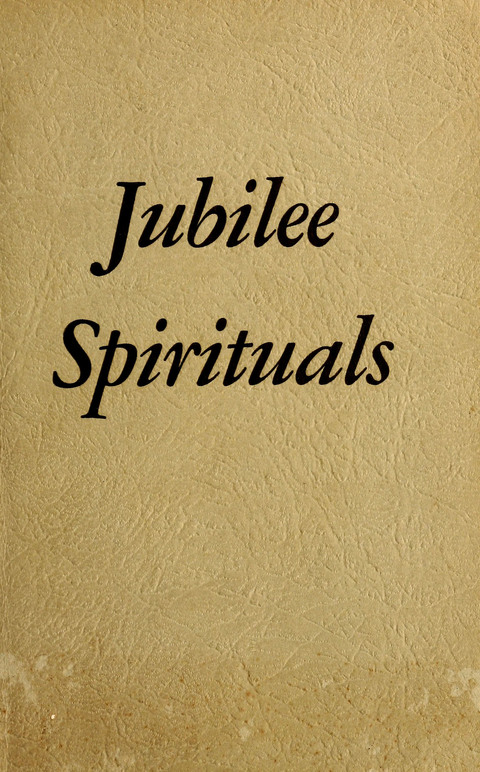 Jubilee Spirituals page cover