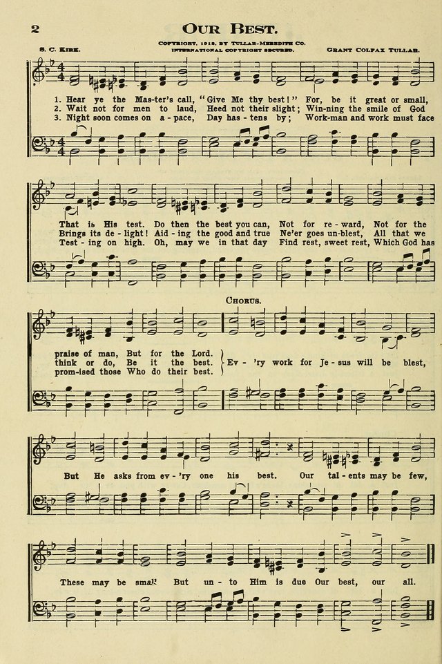 The Junior Song and Service Book: for Sunday schools and young people