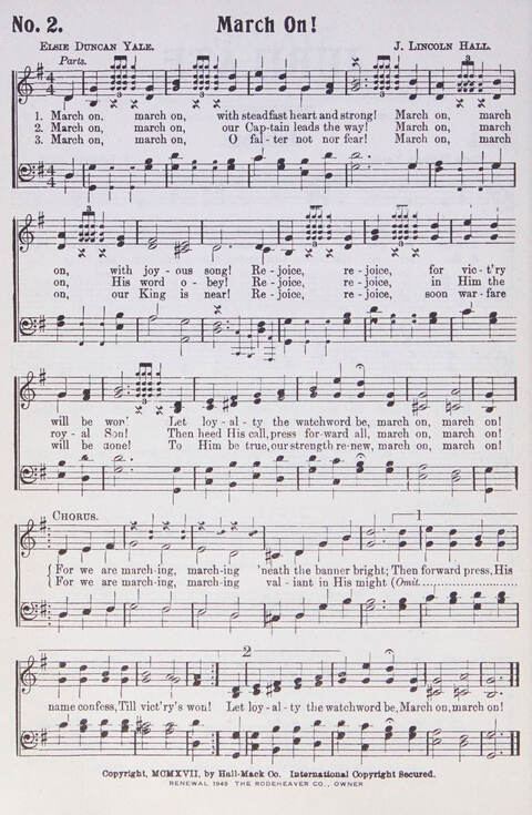 Jubilate Sunday School Hymnal page 2