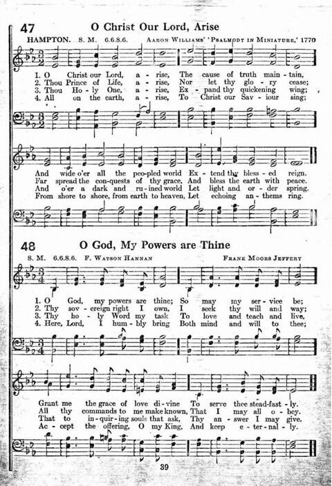 Kingdom Hymns with Music page 39