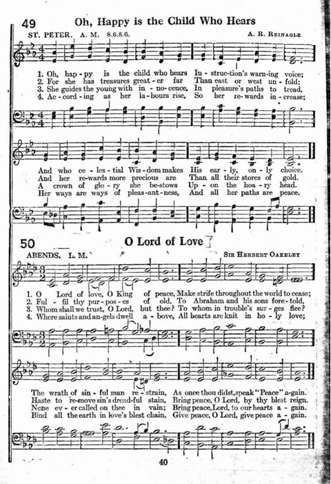 Kingdom Hymns with Music page 40