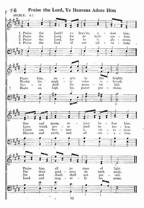 Kingdom Hymns with Music page 45