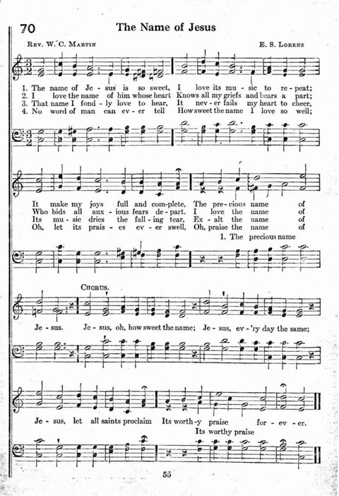Kingdom Hymns with Music page 55