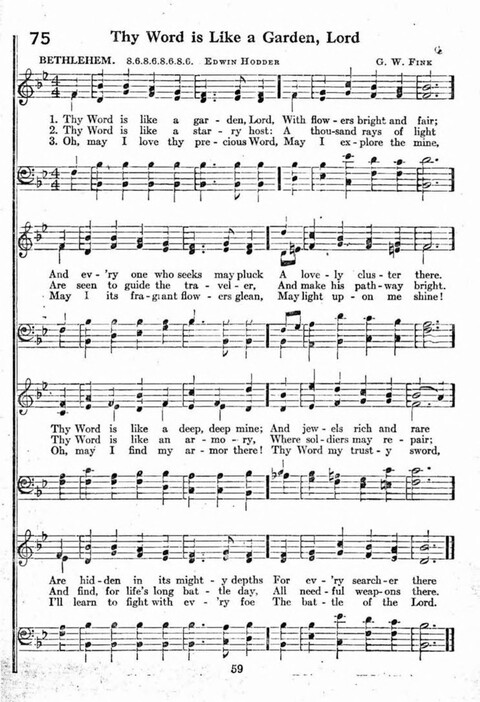 Kingdom Hymns with Music page 59