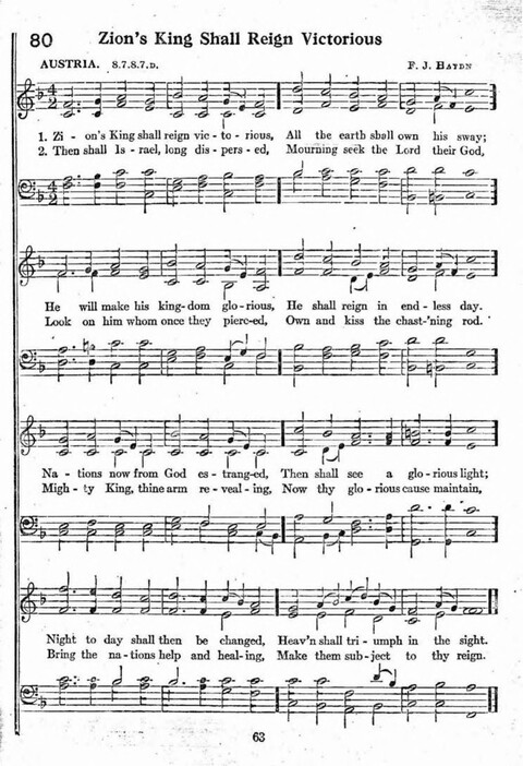 Kingdom Hymns with Music page 63