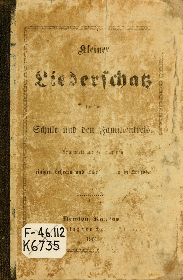 Kleiner Liederschatz: für die Schule und den Familienkreis page 2